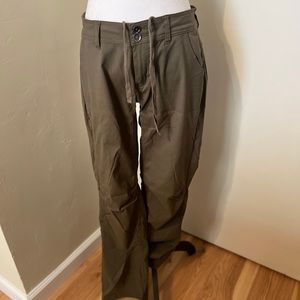 Prana Halle Straight Pant II, Slate Green, size 10
